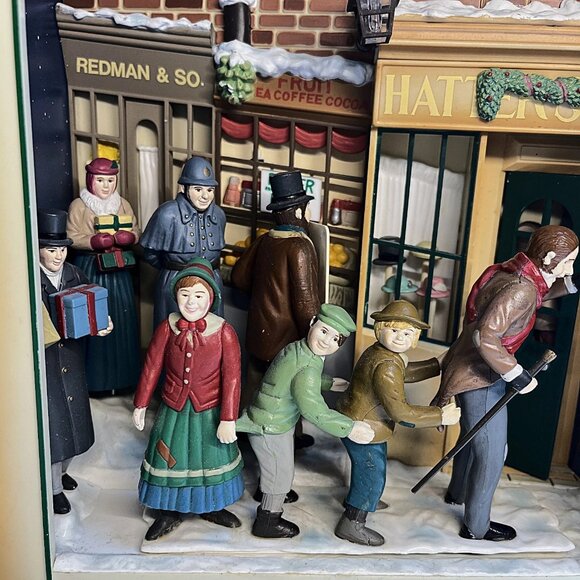 Vintage Department 56 A Christmas Carol Charles Dickens Animated Music Box Book - Picture 4 of 13